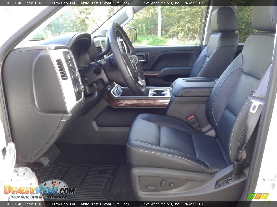 2016 GMC Sierra 1500 SLT Crew Cab 4WD White Frost Tricoat / Jet Black Photo #10