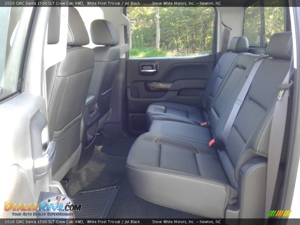 2016 GMC Sierra 1500 SLT Crew Cab 4WD White Frost Tricoat / Jet Black Photo #11