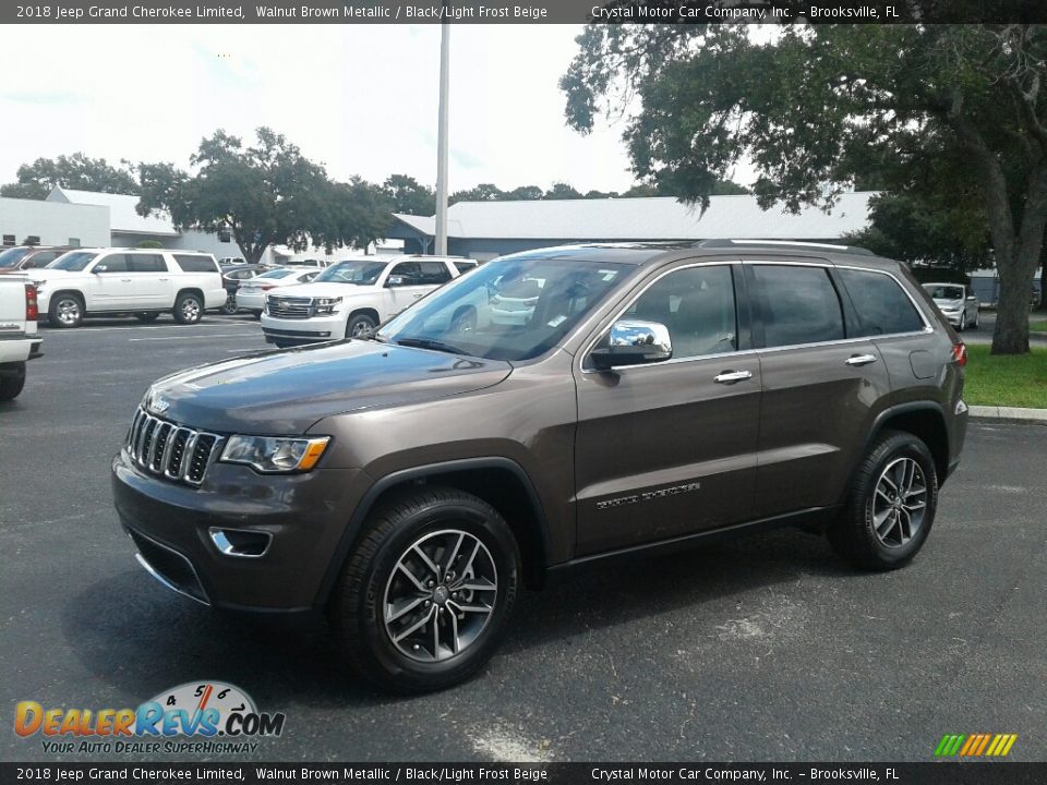 2018 Jeep Grand Cherokee Limited Walnut Brown Metallic / Black/Light Frost Beige Photo #1