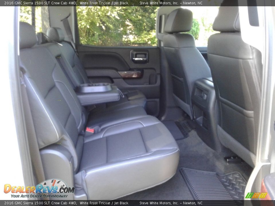2016 GMC Sierra 1500 SLT Crew Cab 4WD White Frost Tricoat / Jet Black Photo #13