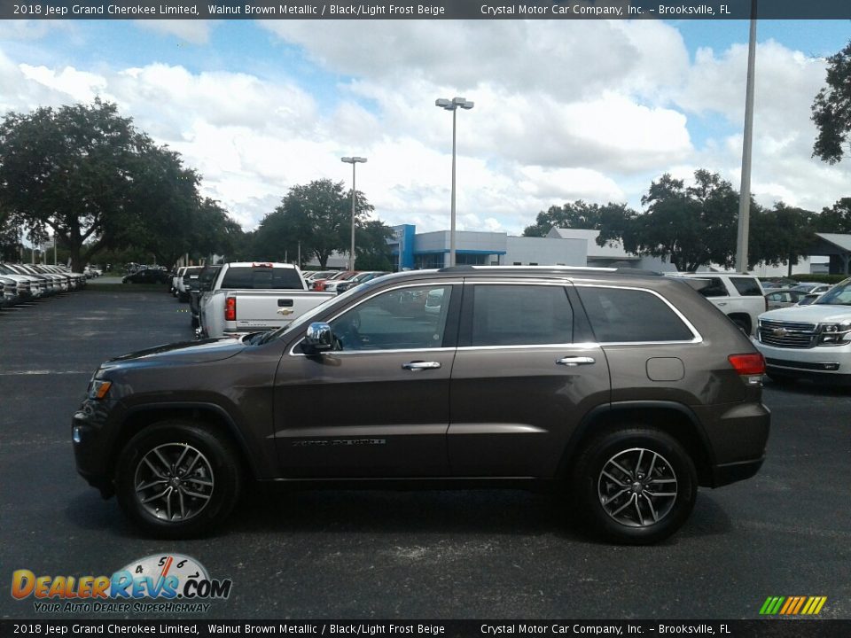 2018 Jeep Grand Cherokee Limited Walnut Brown Metallic / Black/Light Frost Beige Photo #2