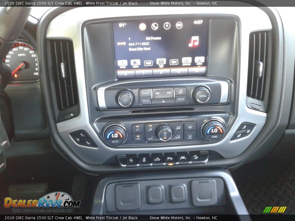 2016 GMC Sierra 1500 SLT Crew Cab 4WD White Frost Tricoat / Jet Black Photo #19
