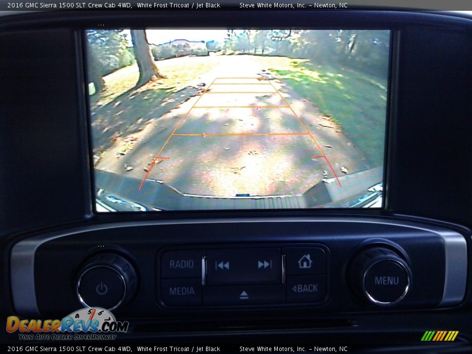 2016 GMC Sierra 1500 SLT Crew Cab 4WD White Frost Tricoat / Jet Black Photo #21