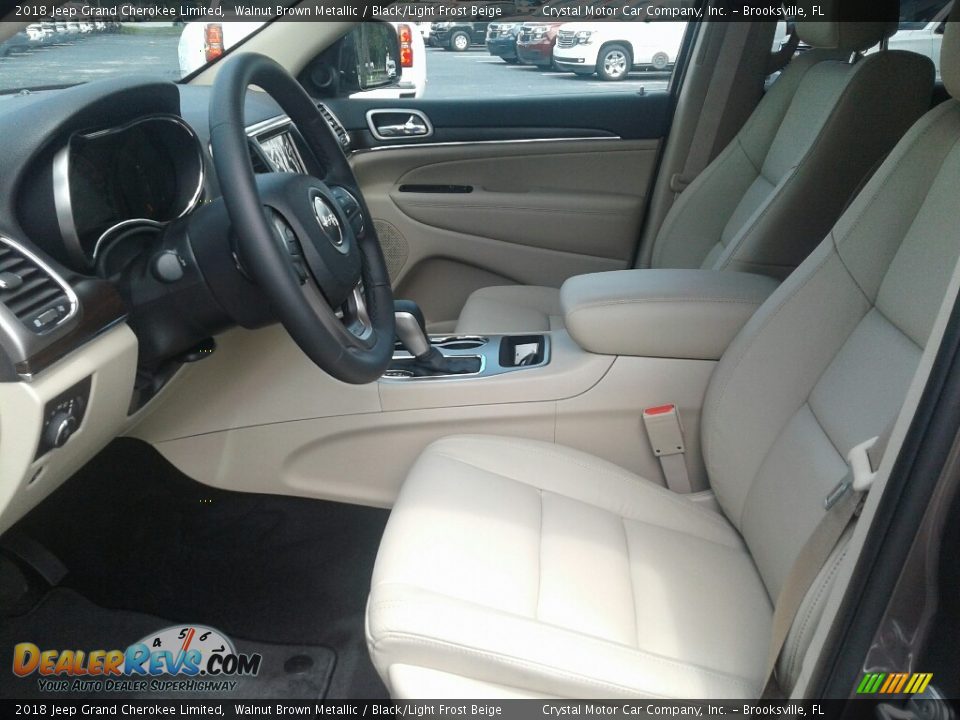 2018 Jeep Grand Cherokee Limited Walnut Brown Metallic / Black/Light Frost Beige Photo #9