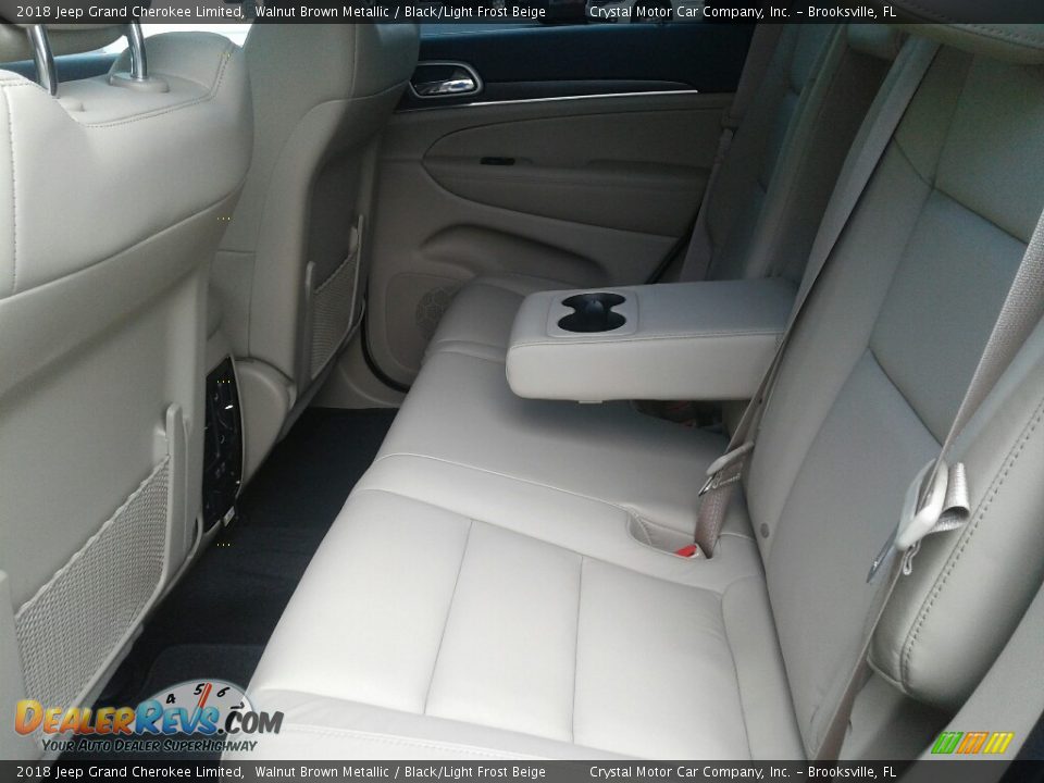 2018 Jeep Grand Cherokee Limited Walnut Brown Metallic / Black/Light Frost Beige Photo #10