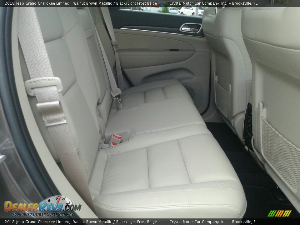 2018 Jeep Grand Cherokee Limited Walnut Brown Metallic / Black/Light Frost Beige Photo #11