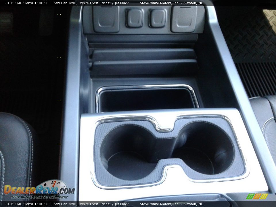 2016 GMC Sierra 1500 SLT Crew Cab 4WD White Frost Tricoat / Jet Black Photo #27