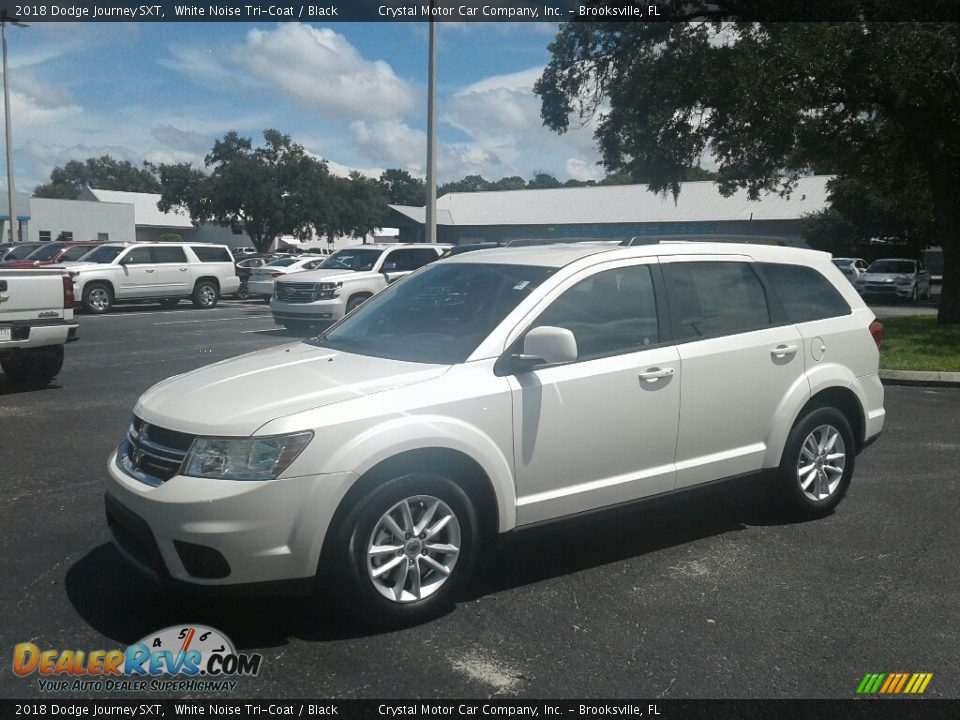 2018 Dodge Journey SXT White Noise Tri-Coat / Black Photo #1
