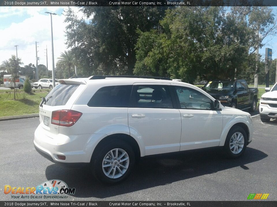 2018 Dodge Journey SXT White Noise Tri-Coat / Black Photo #5