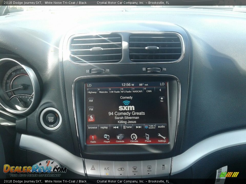 2018 Dodge Journey SXT White Noise Tri-Coat / Black Photo #15