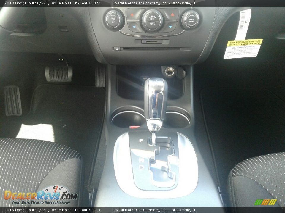2018 Dodge Journey SXT White Noise Tri-Coat / Black Photo #16
