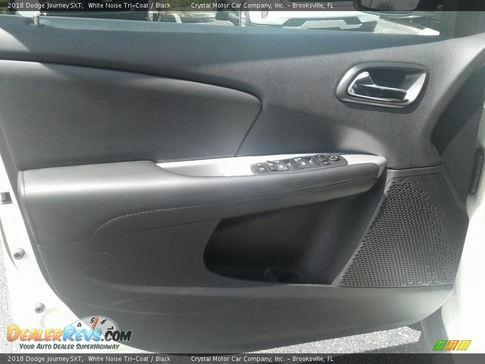2018 Dodge Journey SXT White Noise Tri-Coat / Black Photo #17