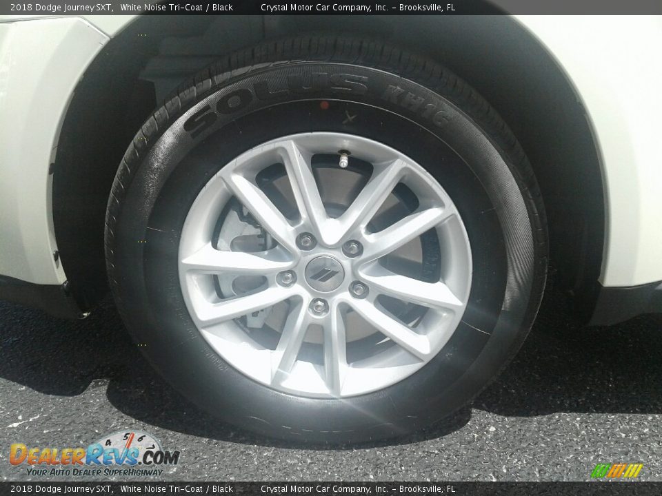 2018 Dodge Journey SXT White Noise Tri-Coat / Black Photo #20