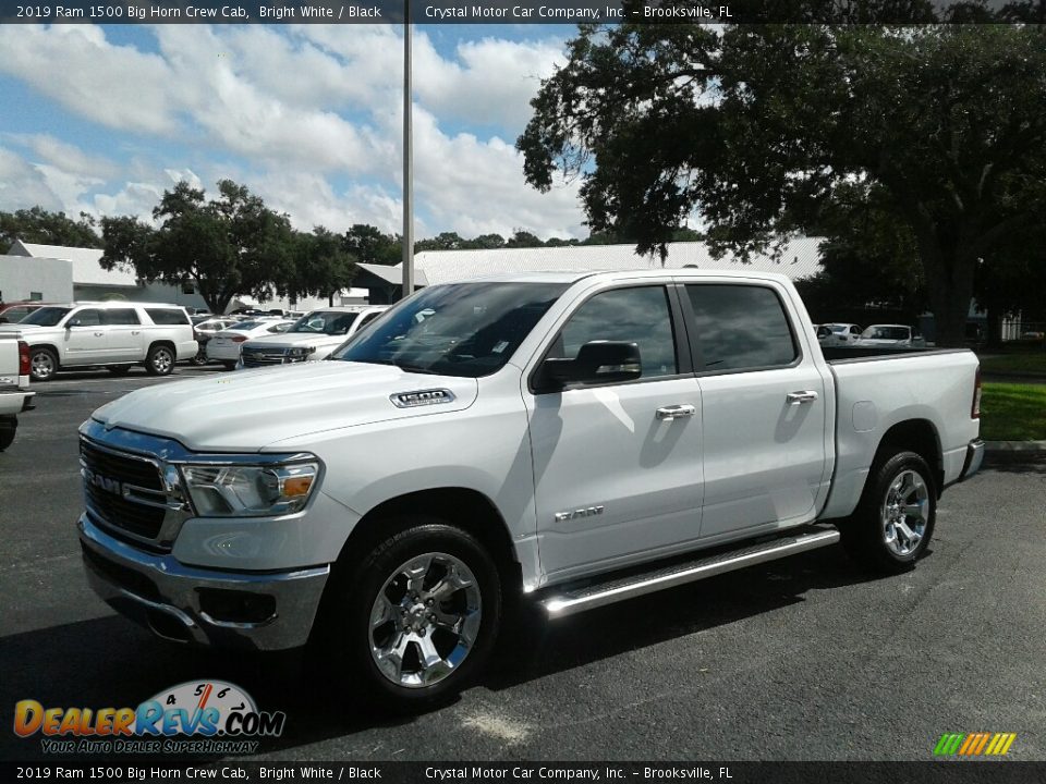 2019 Ram 1500 Big Horn Crew Cab Bright White / Black Photo #1