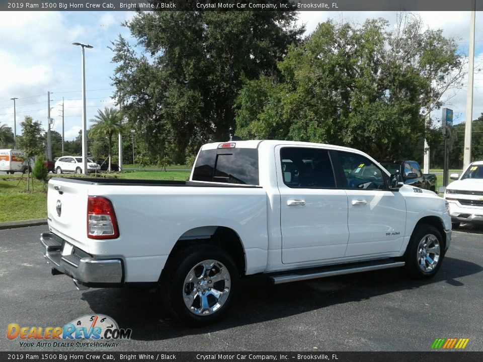 2019 Ram 1500 Big Horn Crew Cab Bright White / Black Photo #5