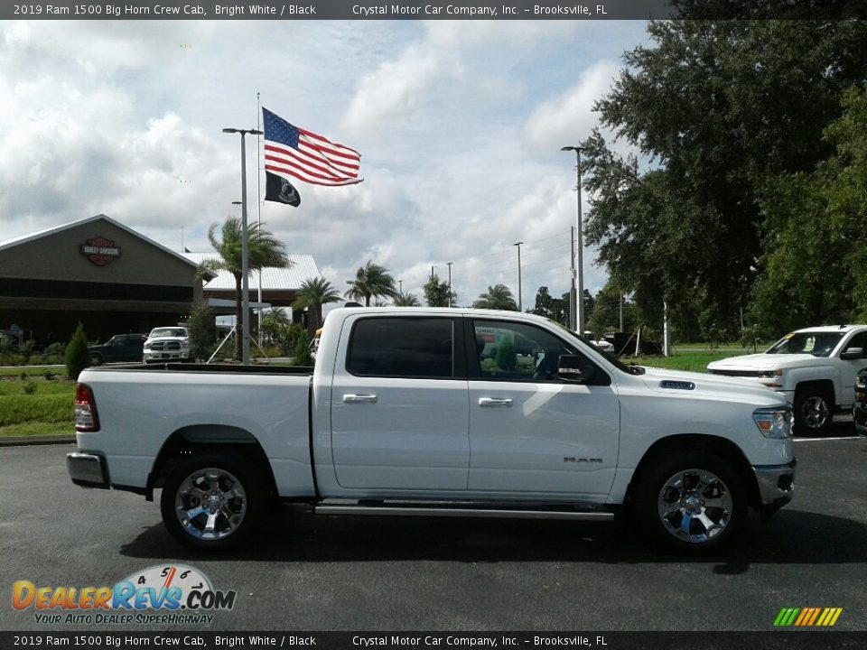 2019 Ram 1500 Big Horn Crew Cab Bright White / Black Photo #6