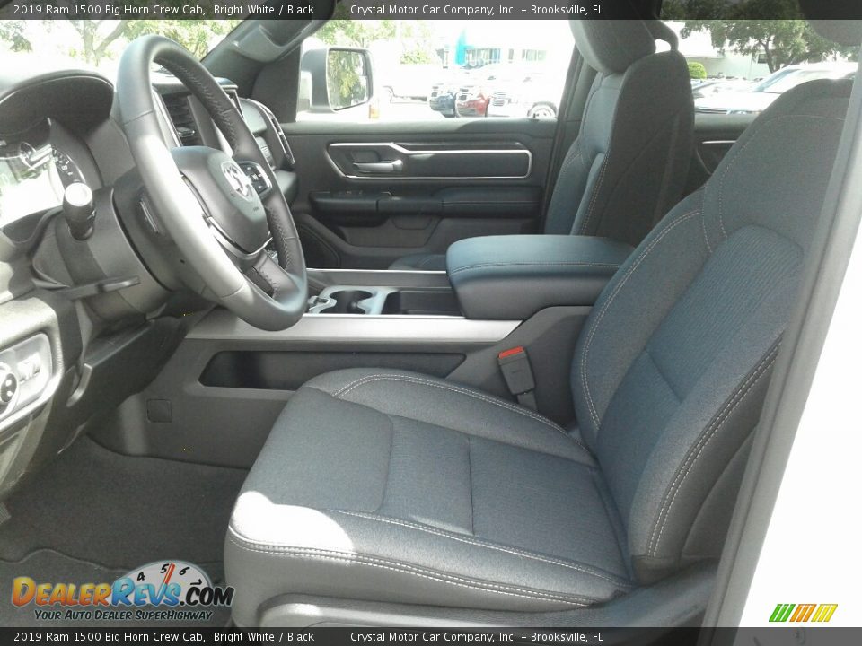 2019 Ram 1500 Big Horn Crew Cab Bright White / Black Photo #9