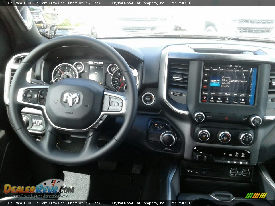 2019 Ram 1500 Big Horn Crew Cab Bright White / Black Photo #13
