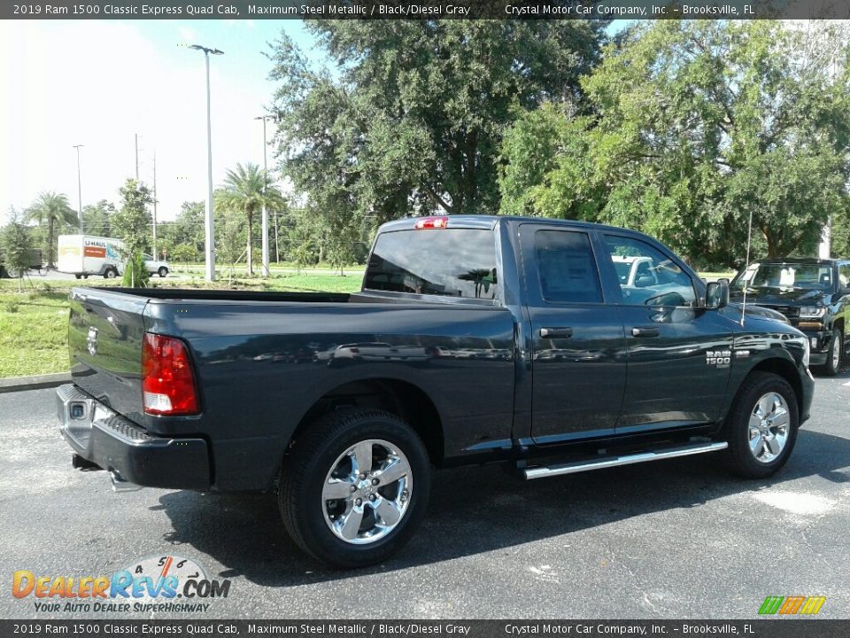 2019 Ram 1500 Classic Express Quad Cab Maximum Steel Metallic / Black/Diesel Gray Photo #5