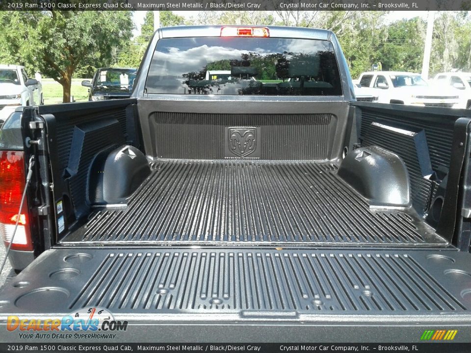 2019 Ram 1500 Classic Express Quad Cab Maximum Steel Metallic / Black/Diesel Gray Photo #19