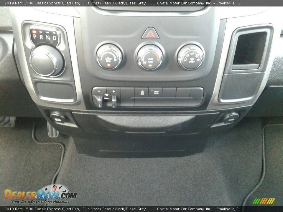 2019 Ram 1500 Classic Express Quad Cab Blue Streak Pearl / Black/Diesel Gray Photo #16