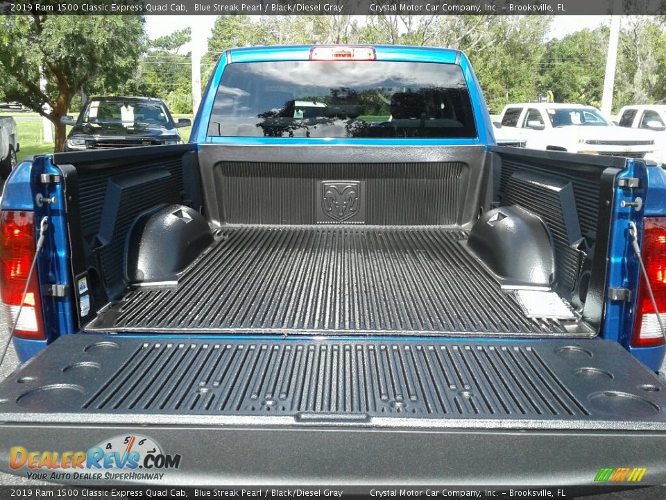2019 Ram 1500 Classic Express Quad Cab Blue Streak Pearl / Black/Diesel Gray Photo #19