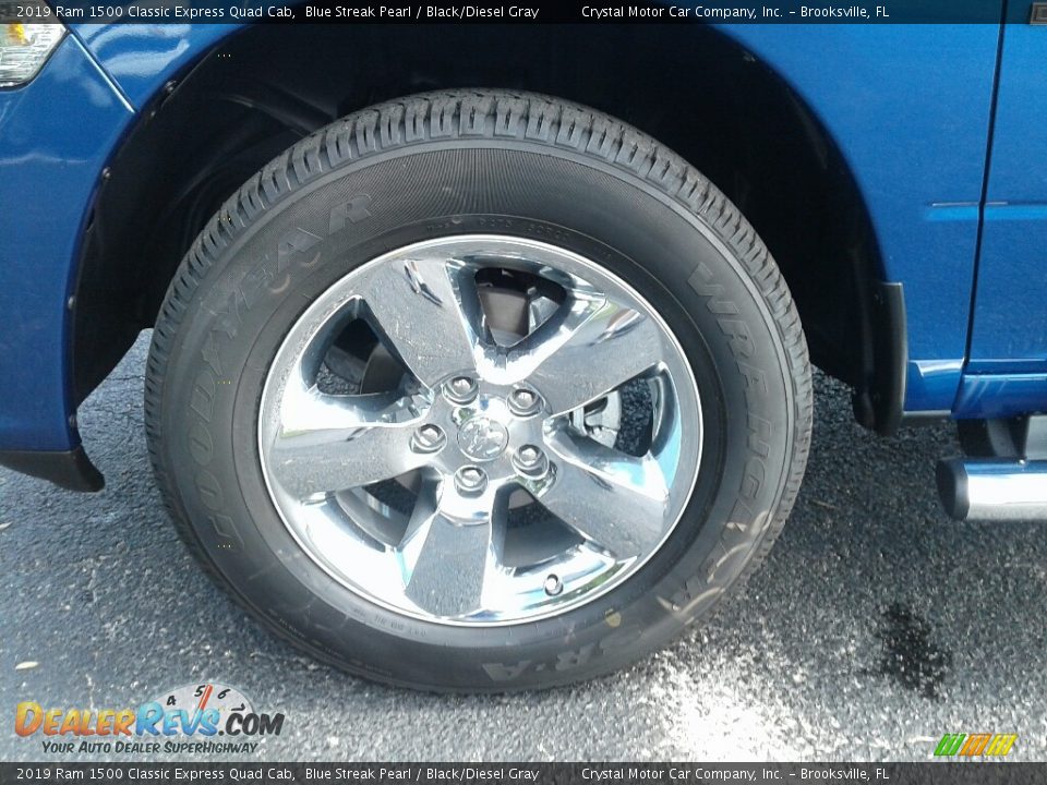 2019 Ram 1500 Classic Express Quad Cab Blue Streak Pearl / Black/Diesel Gray Photo #20