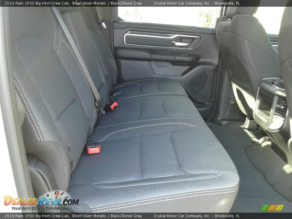 2019 Ram 1500 Big Horn Crew Cab Billett Silver Metallic / Black/Diesel Gray Photo #11