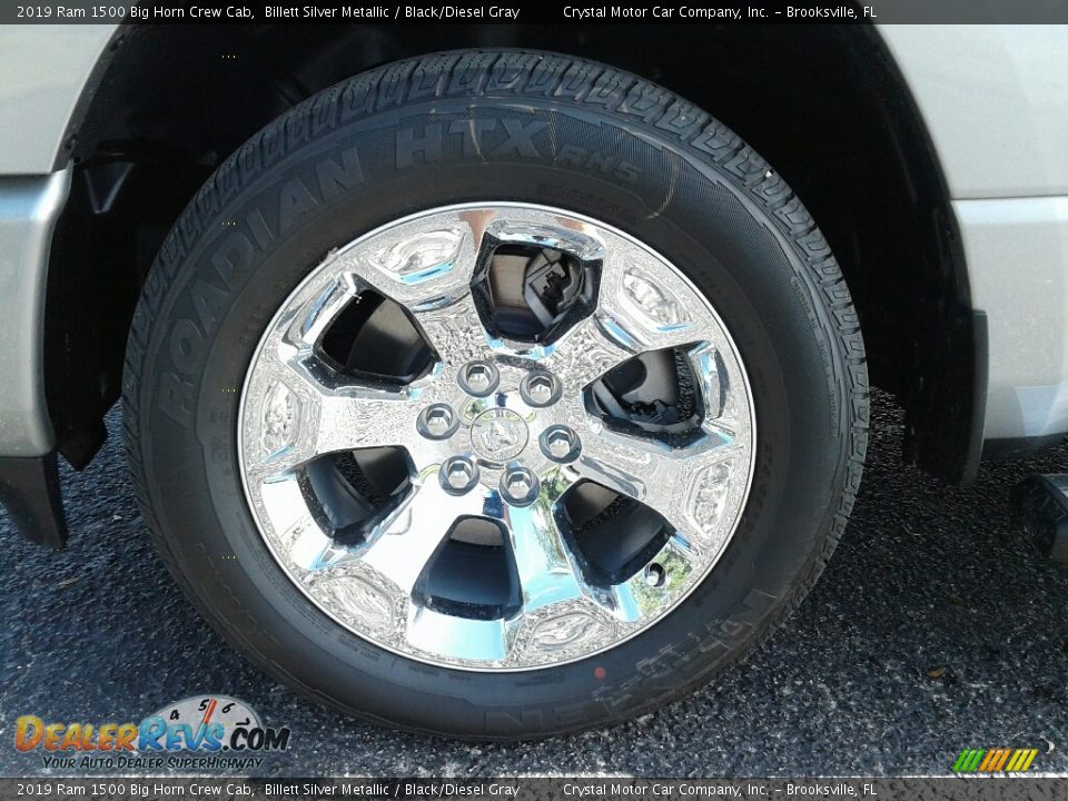2019 Ram 1500 Big Horn Crew Cab Billett Silver Metallic / Black/Diesel Gray Photo #20