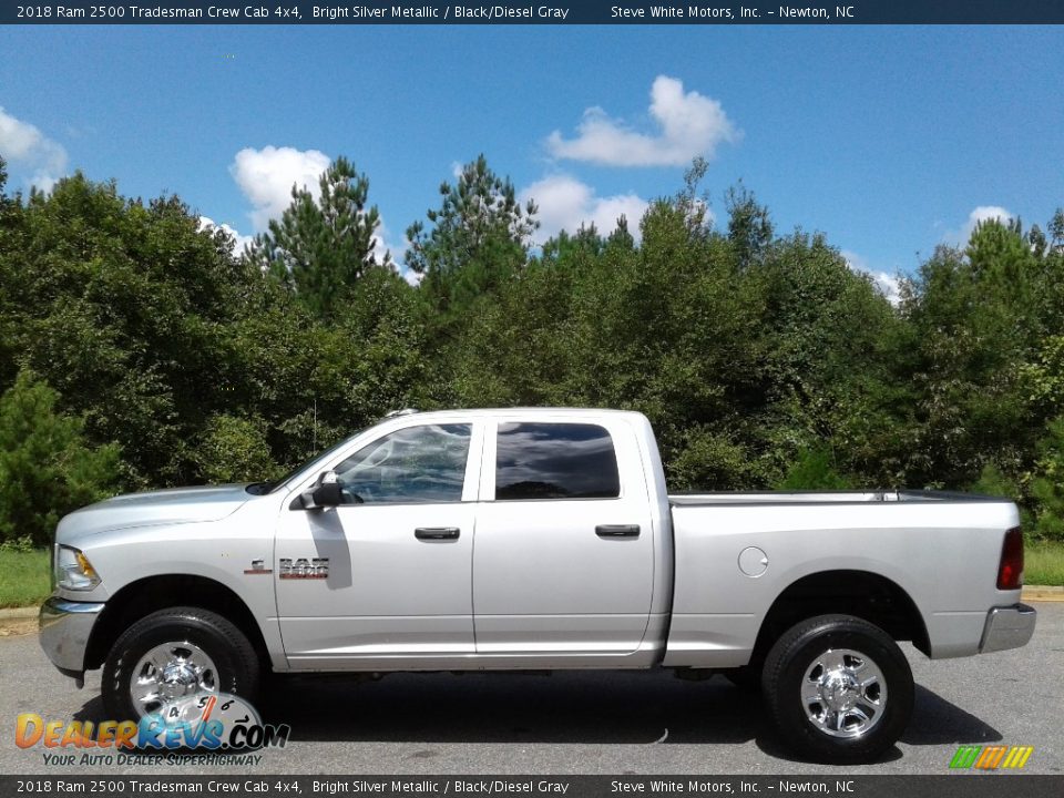 2018 Ram 2500 Tradesman Crew Cab 4x4 Bright Silver Metallic / Black/Diesel Gray Photo #1