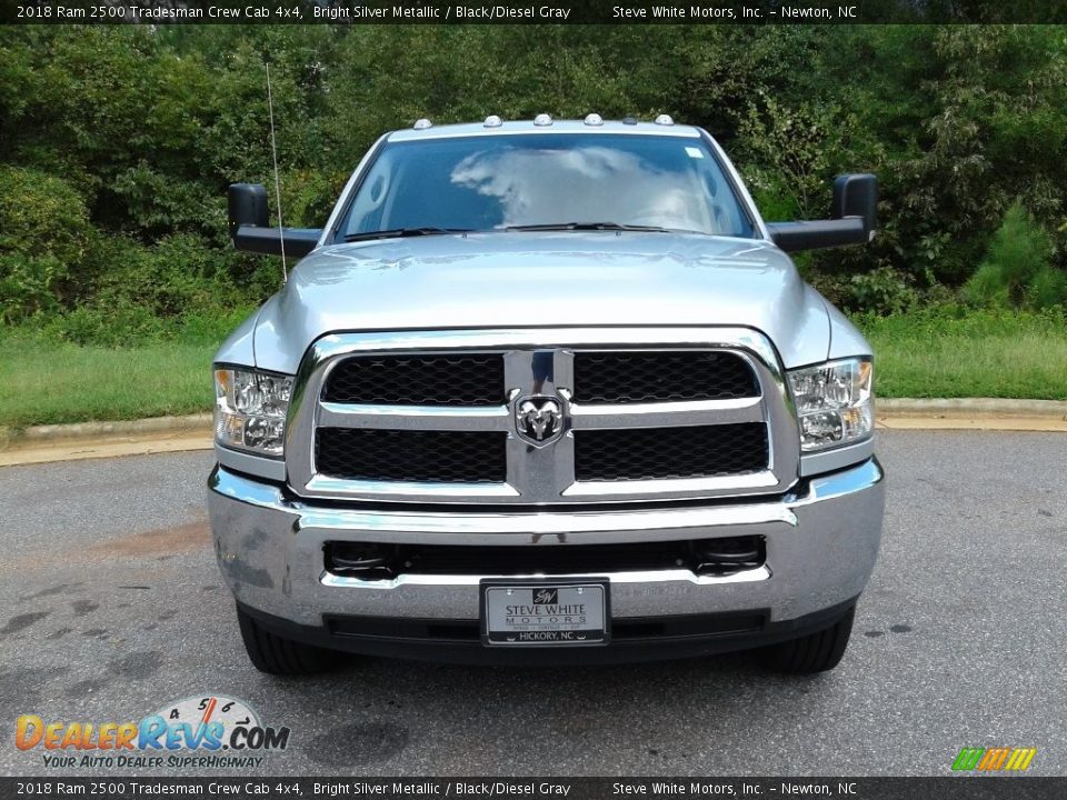 2018 Ram 2500 Tradesman Crew Cab 4x4 Bright Silver Metallic / Black/Diesel Gray Photo #3