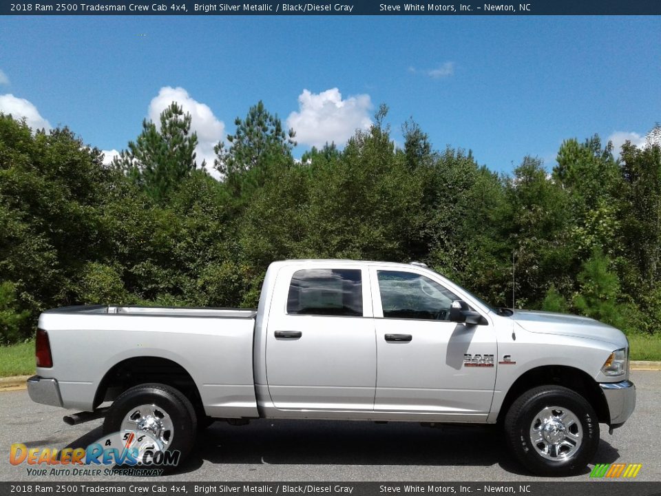 2018 Ram 2500 Tradesman Crew Cab 4x4 Bright Silver Metallic / Black/Diesel Gray Photo #5