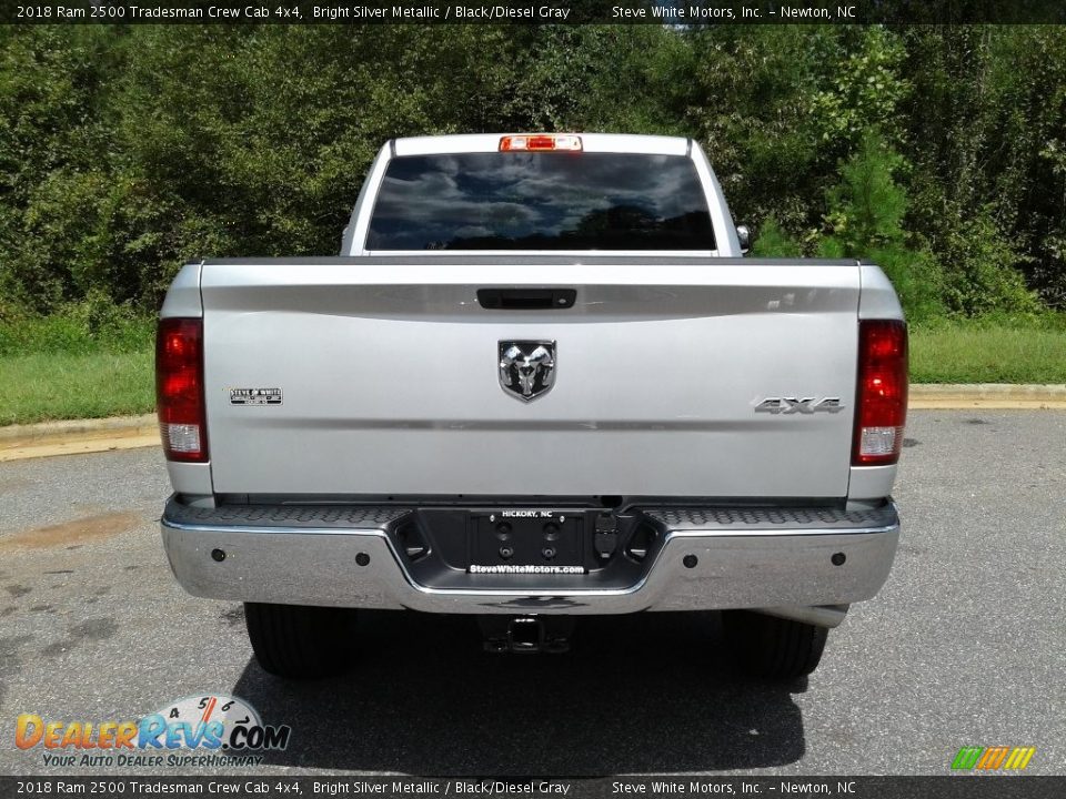 2018 Ram 2500 Tradesman Crew Cab 4x4 Bright Silver Metallic / Black/Diesel Gray Photo #7
