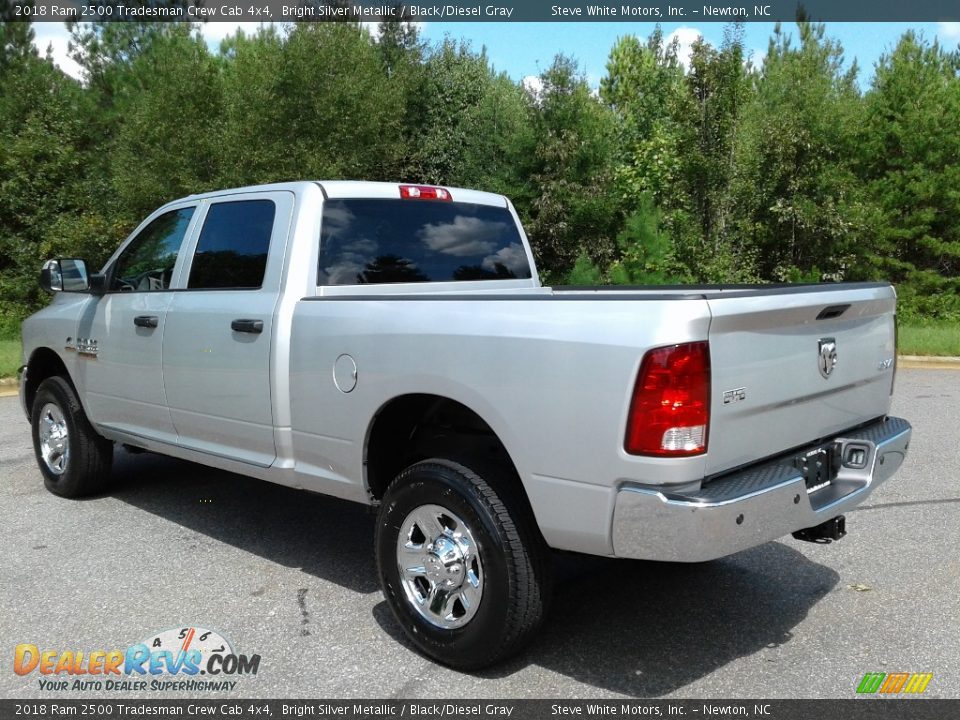 2018 Ram 2500 Tradesman Crew Cab 4x4 Bright Silver Metallic / Black/Diesel Gray Photo #8