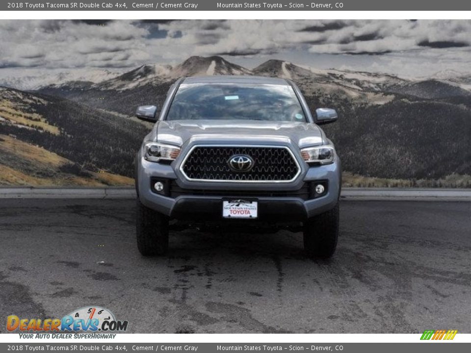 2018 Toyota Tacoma SR Double Cab 4x4 Cement / Cement Gray Photo #2