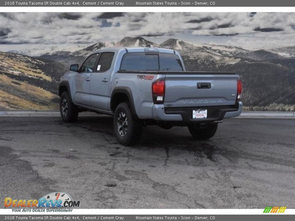 2018 Toyota Tacoma SR Double Cab 4x4 Cement / Cement Gray Photo #3