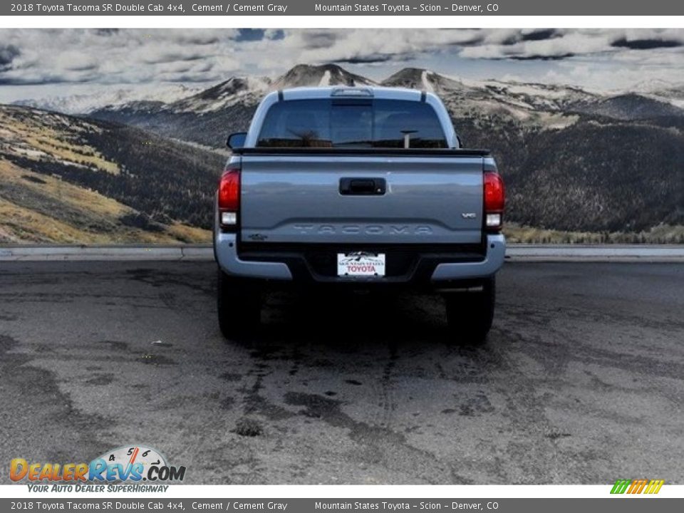2018 Toyota Tacoma SR Double Cab 4x4 Cement / Cement Gray Photo #4