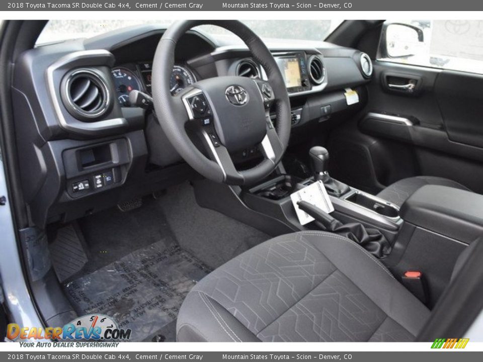 2018 Toyota Tacoma SR Double Cab 4x4 Cement / Cement Gray Photo #5