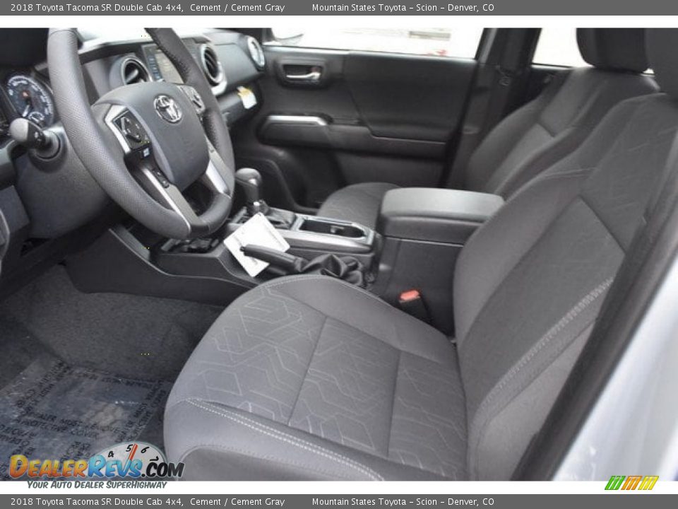 2018 Toyota Tacoma SR Double Cab 4x4 Cement / Cement Gray Photo #6