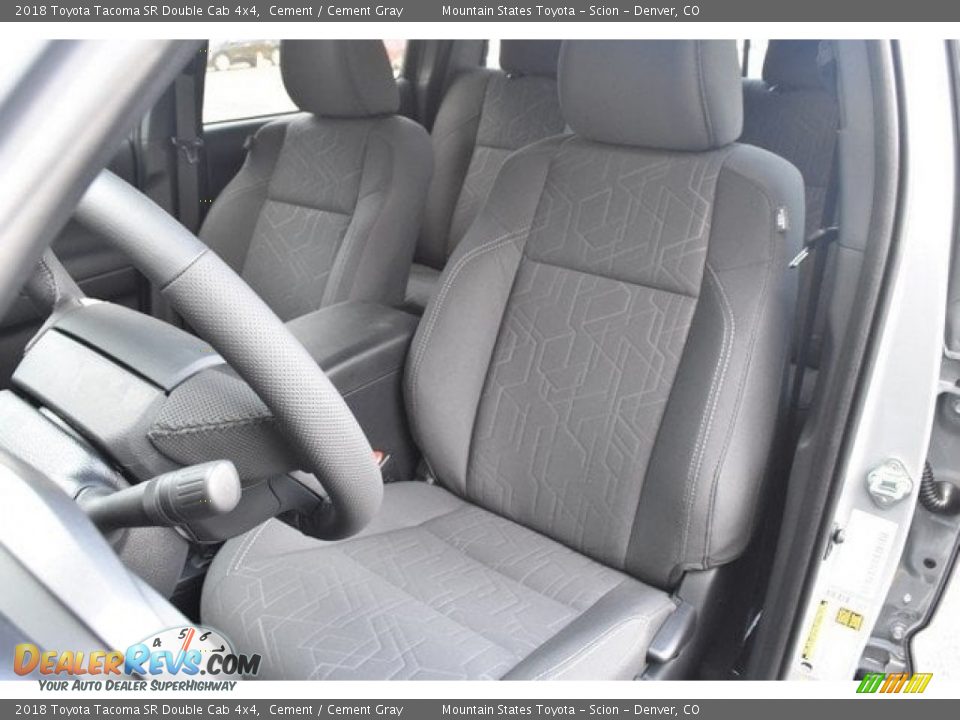 2018 Toyota Tacoma SR Double Cab 4x4 Cement / Cement Gray Photo #7