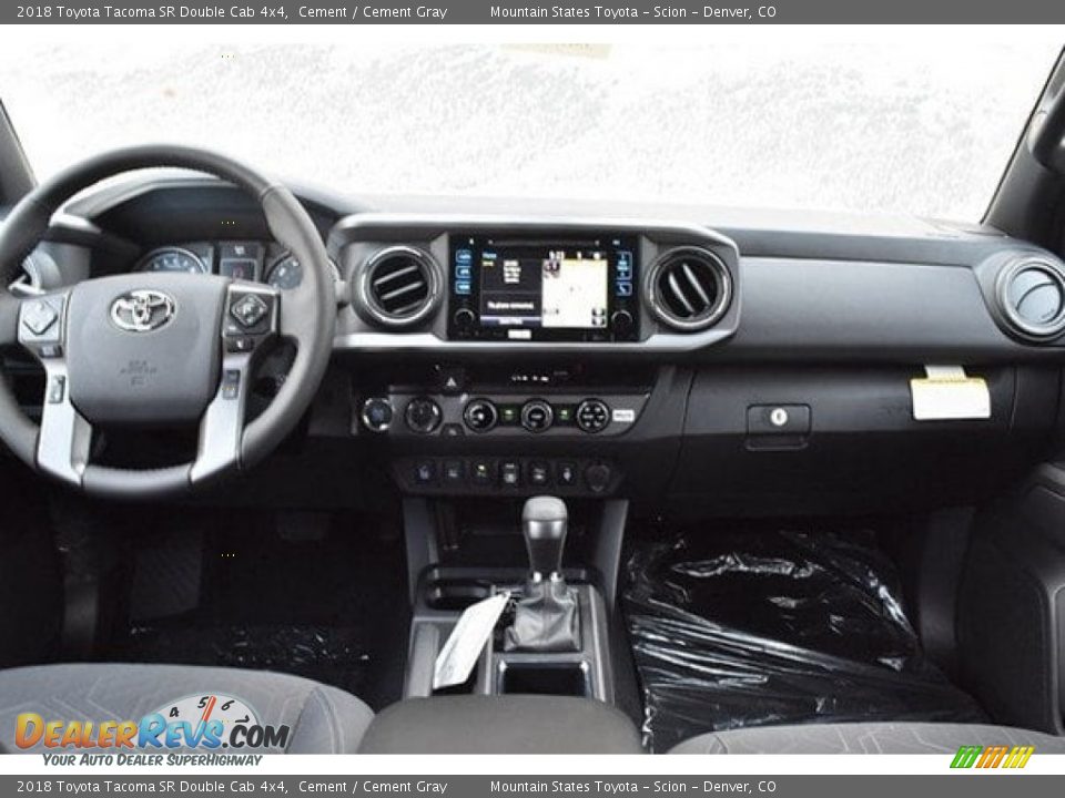 2018 Toyota Tacoma SR Double Cab 4x4 Cement / Cement Gray Photo #8