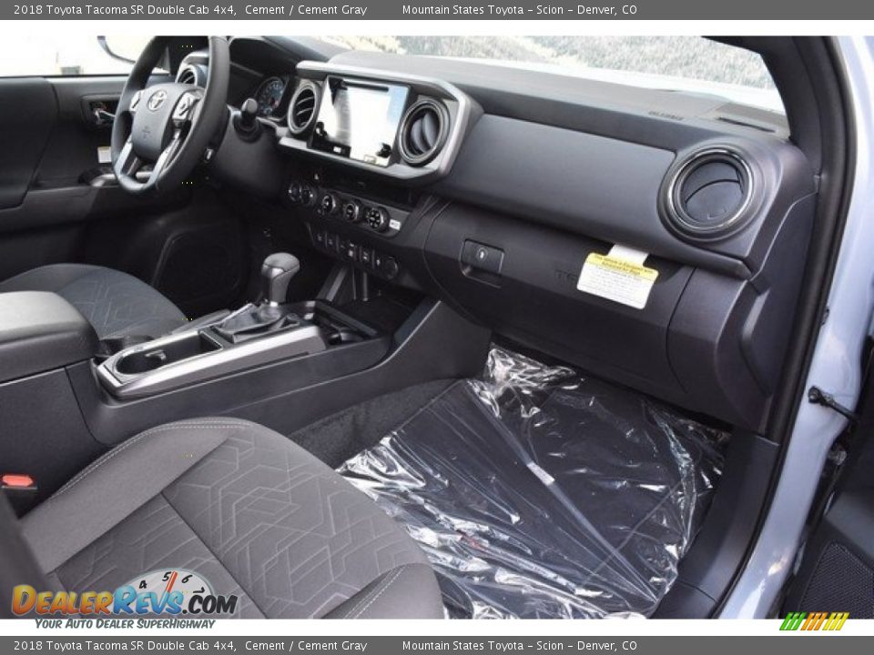 2018 Toyota Tacoma SR Double Cab 4x4 Cement / Cement Gray Photo #11