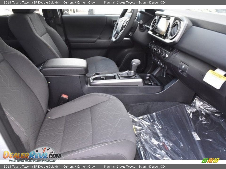 2018 Toyota Tacoma SR Double Cab 4x4 Cement / Cement Gray Photo #12