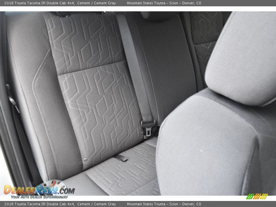 2018 Toyota Tacoma SR Double Cab 4x4 Cement / Cement Gray Photo #19