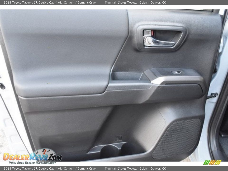 2018 Toyota Tacoma SR Double Cab 4x4 Cement / Cement Gray Photo #21