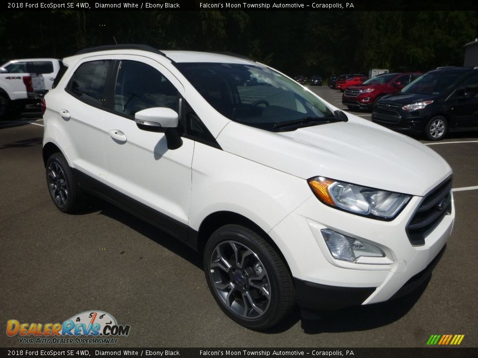 2018 Ford EcoSport SE 4WD Diamond White / Ebony Black Photo #3