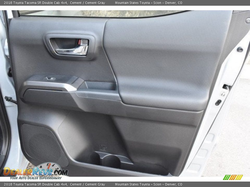 2018 Toyota Tacoma SR Double Cab 4x4 Cement / Cement Gray Photo #23