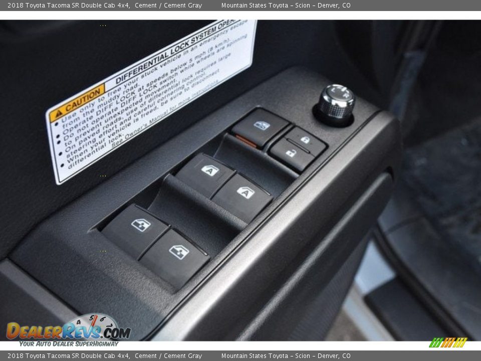 2018 Toyota Tacoma SR Double Cab 4x4 Cement / Cement Gray Photo #24