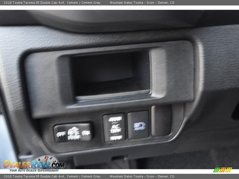 2018 Toyota Tacoma SR Double Cab 4x4 Cement / Cement Gray Photo #25