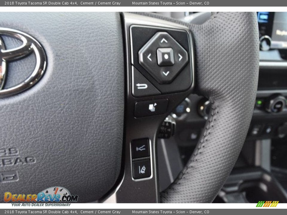 2018 Toyota Tacoma SR Double Cab 4x4 Cement / Cement Gray Photo #27